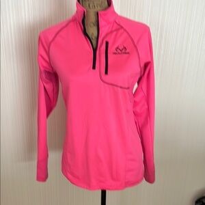 Realtree Pink Quarter-Zip Sweatshirt